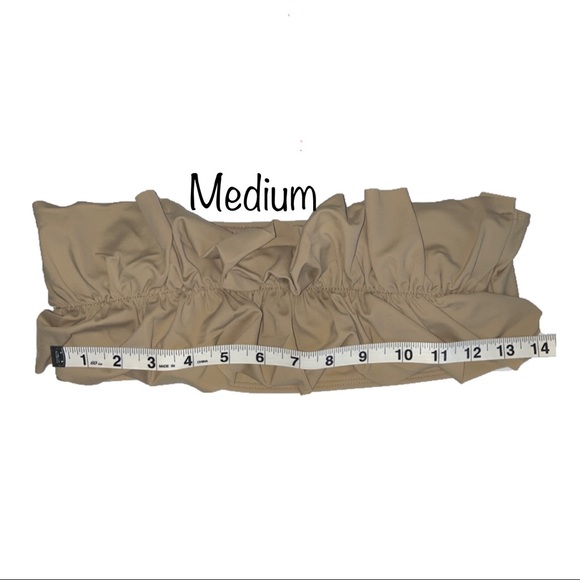 “Gia” Ruched Bandeau Bikini Set (Two Piece Bathing Suit) — Size Small or Medium - Picture 11 of 15